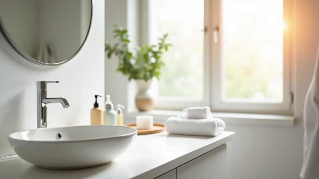 Bathroom routine setup