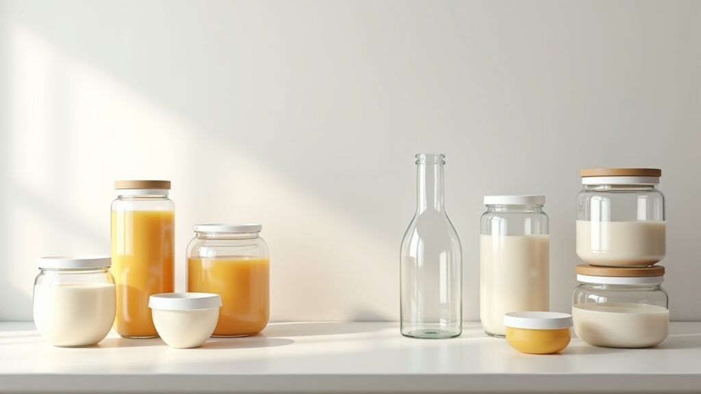 Glass vs plastic containers