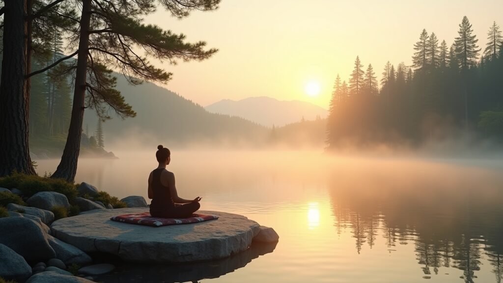 Peaceful meditation spot