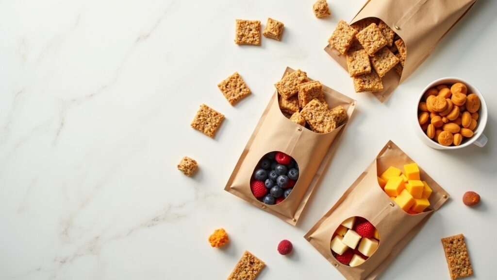 Portable snack portions