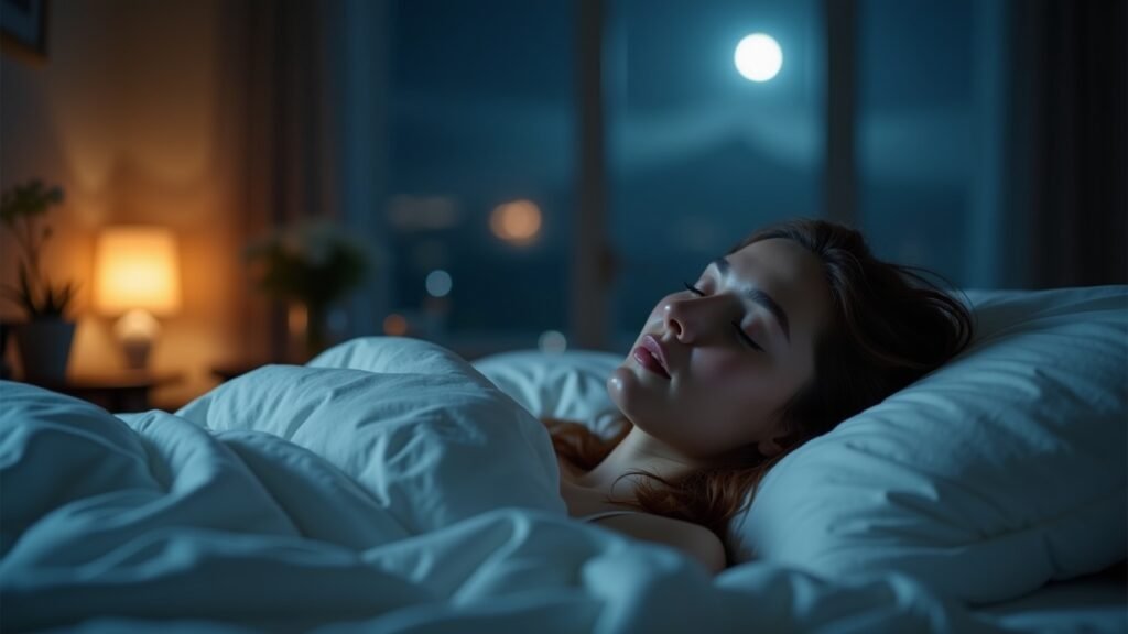 Person sleeping soundly