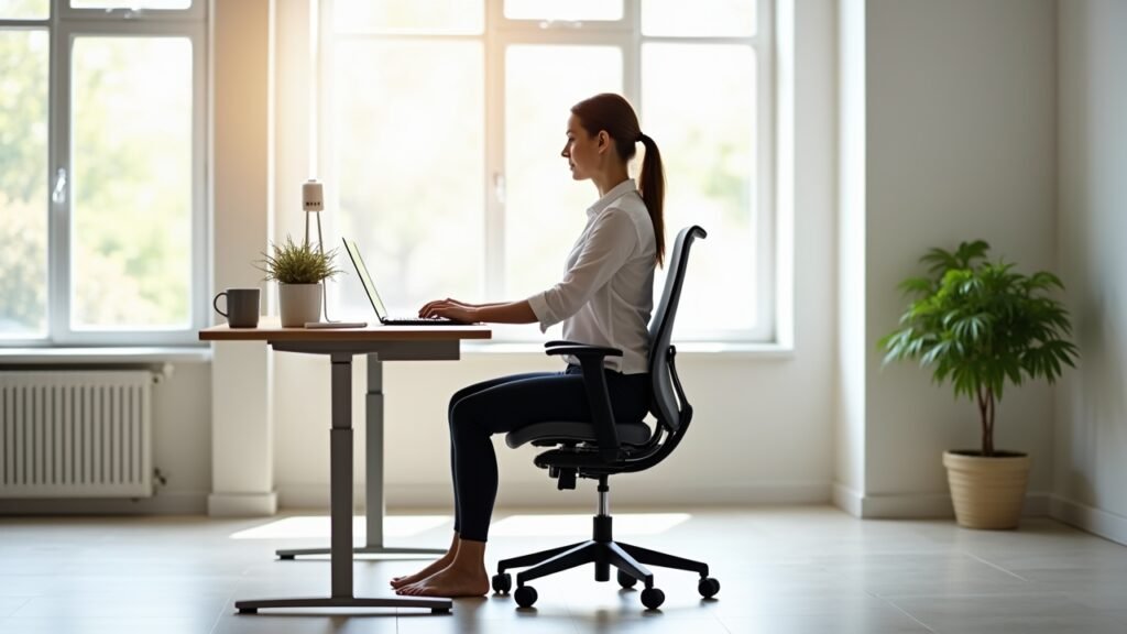 Active sitting posture