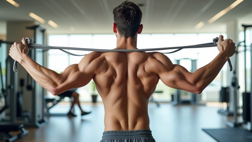 Shoulder blade exercise