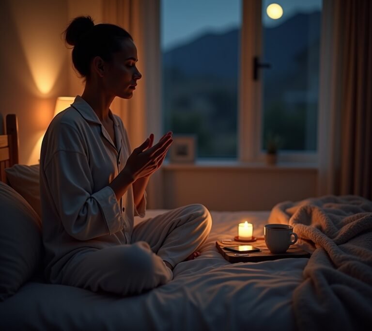 Calming evening space
