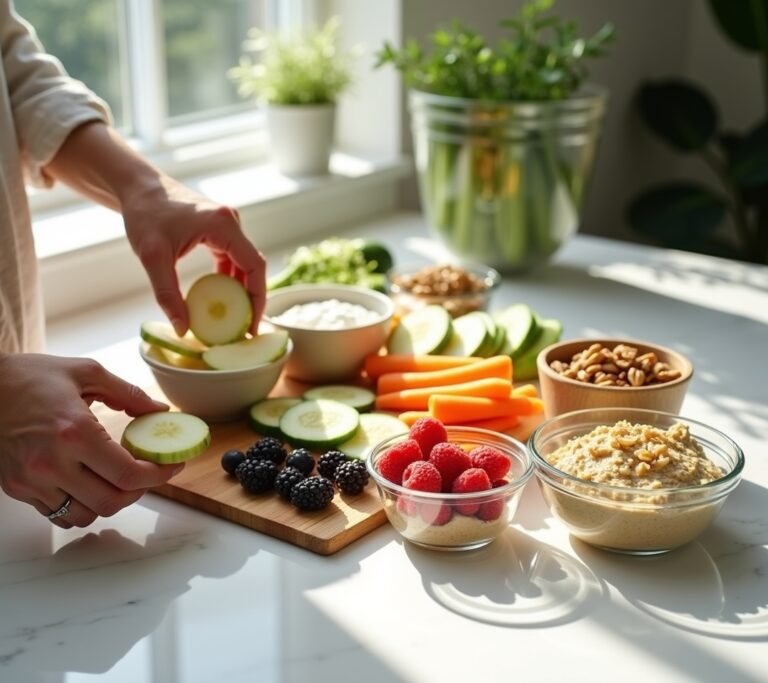 Prepped snack containers