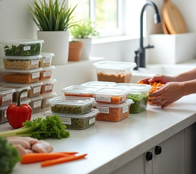 Freezer meal containers