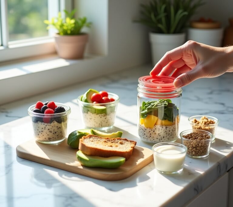 Breakfast prep station