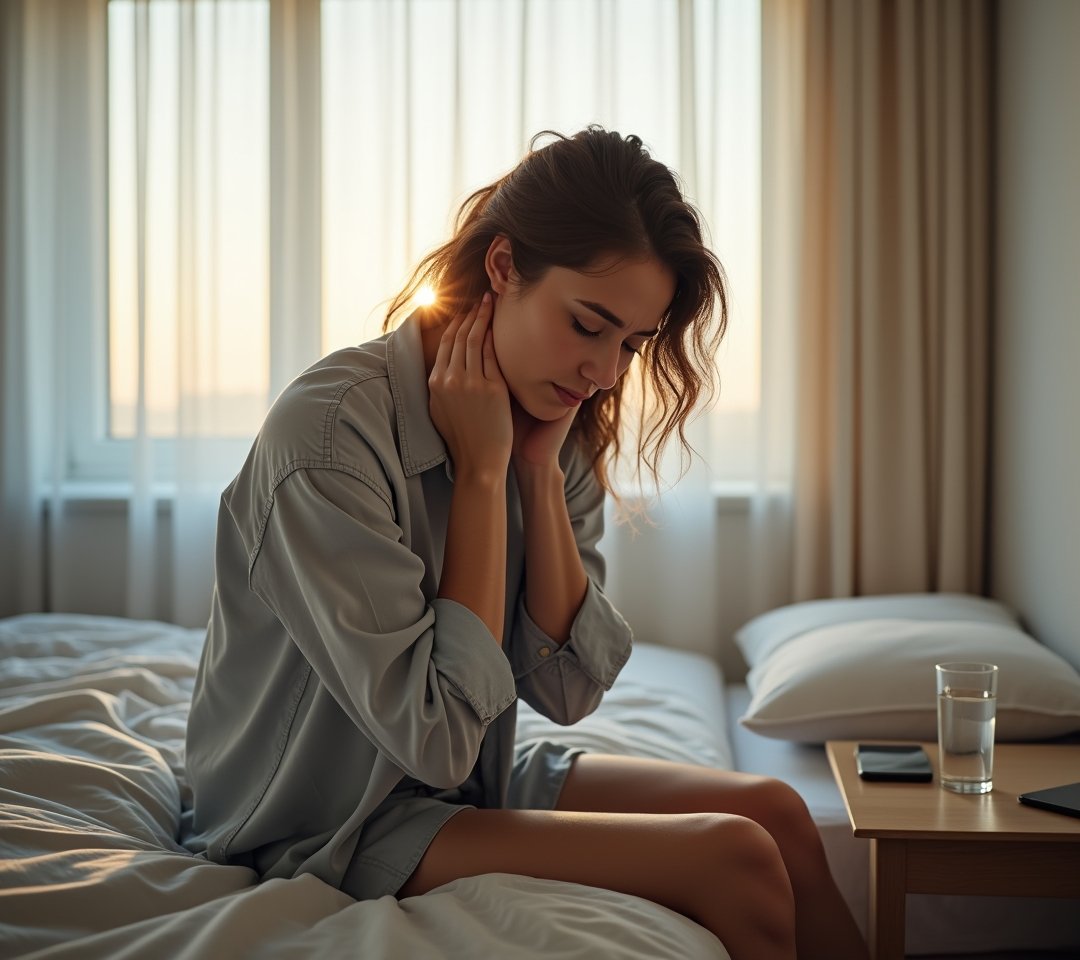 Neck pain morning