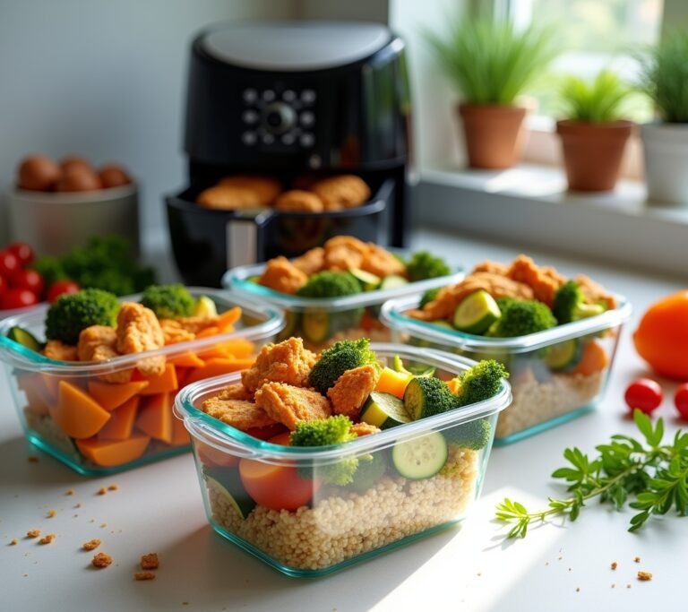Air fryer cooking